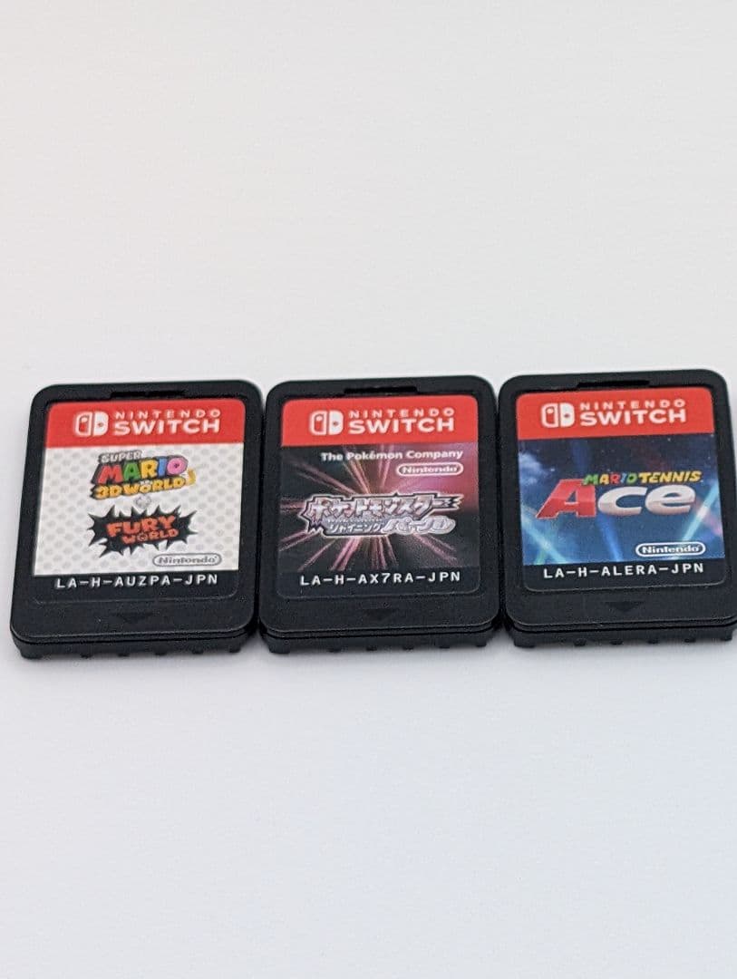 ☆美品！任天堂Switch パッケージ版ソフト 3種売り！マリオ／ポケモン！