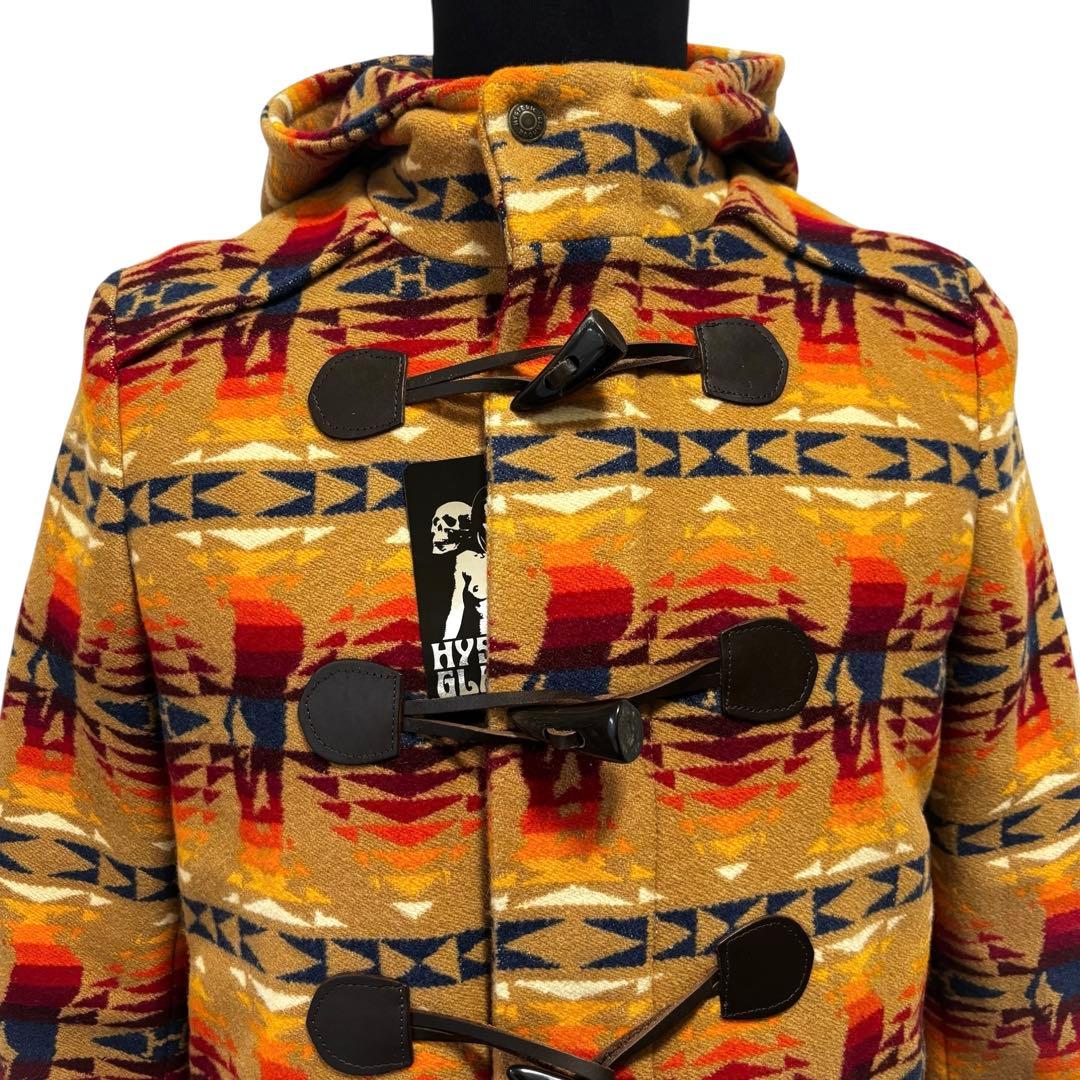 ヒステリックグラマー ペンドルトン コラボ ダッフルコート 総柄 S タグ付き