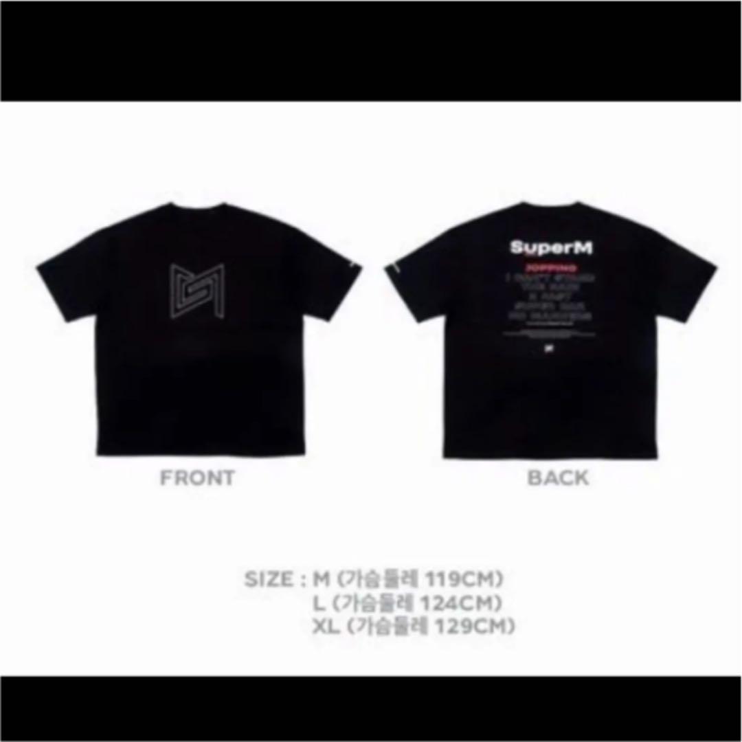 superM ロゴ Tシャツ　スパエム