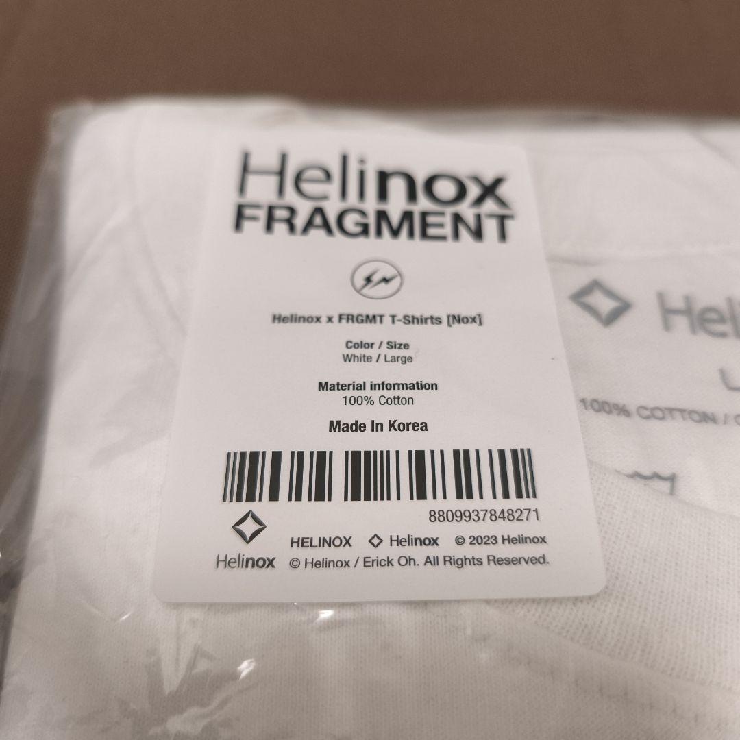 k*3様 Helinox FRAGMENT T-Shirts ホワイト Lサイズ
