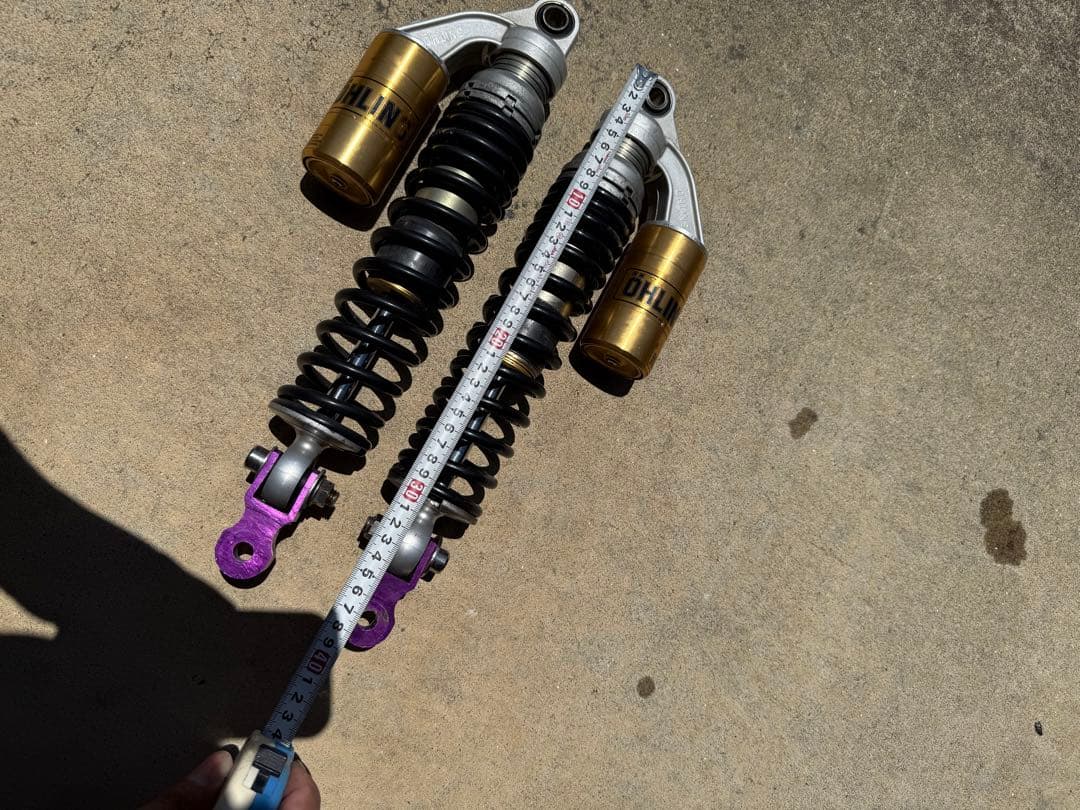 GS400 オーリンズ サスペンション