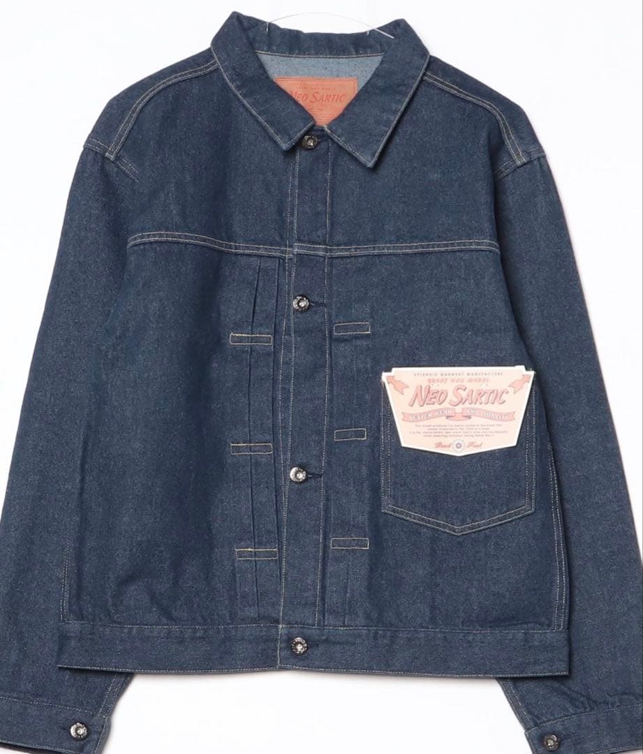 大戦モデル 革パッチ デニムジャケット Ｇジャン NEOSARTIC