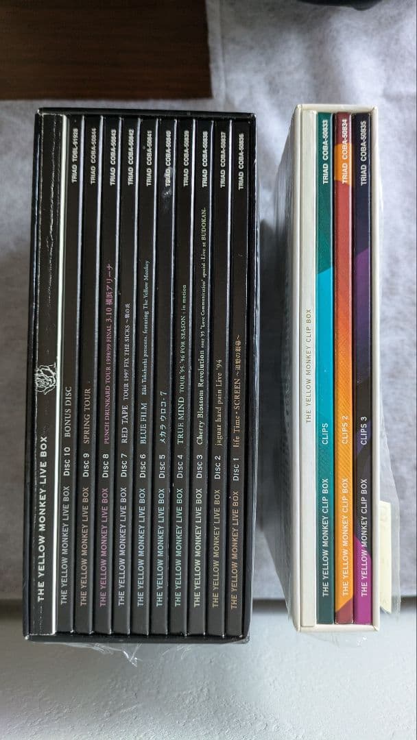 初回生産限定THE YELLOW MONKEY CLIP BOX&LIVEBOX