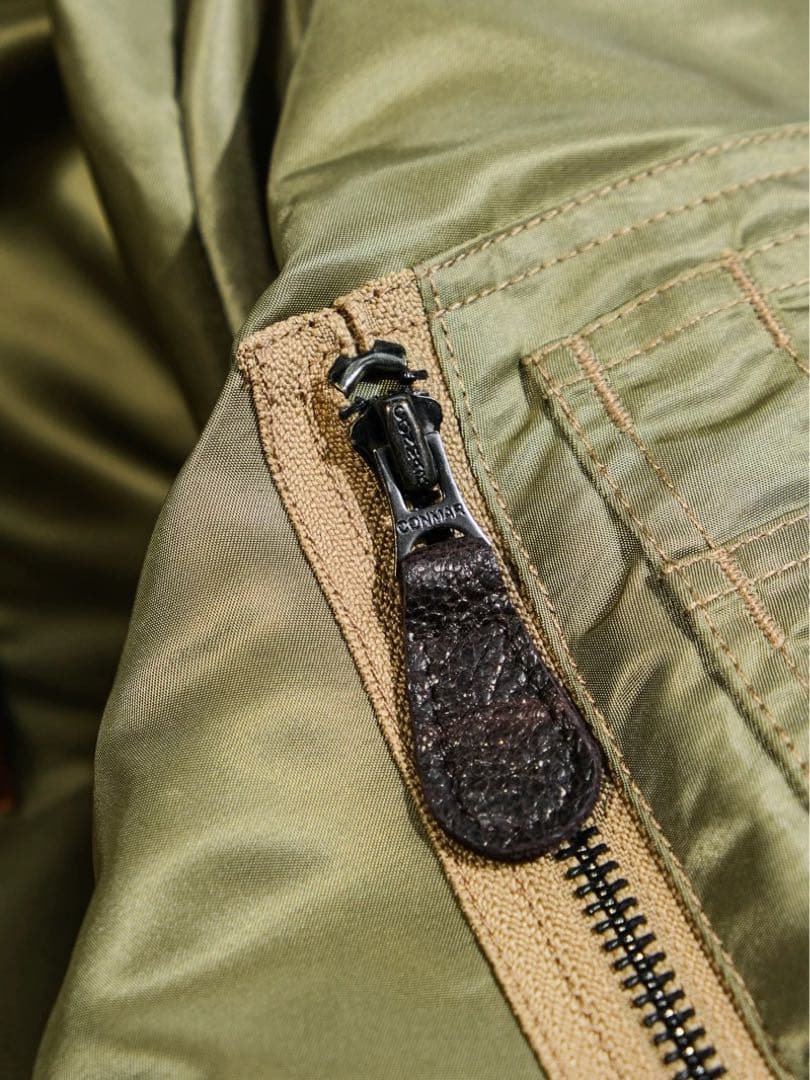 44 3LサイズB-15B 初期型復刻ムートン襟高密度ナイロン ウールリブ