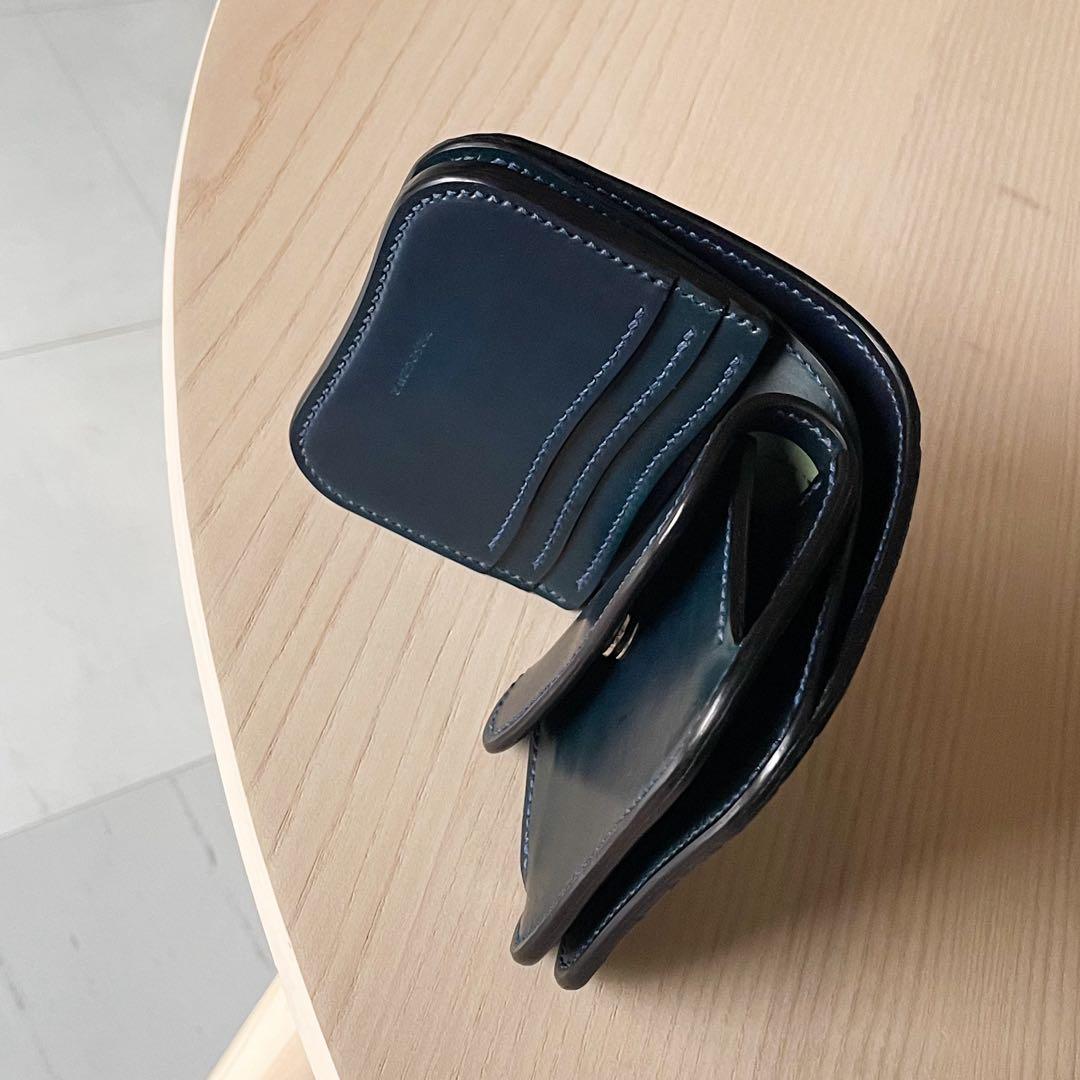 【セール】 2つ折り財布 ホーウィンシェルコードバン クロコダイル ポロサス