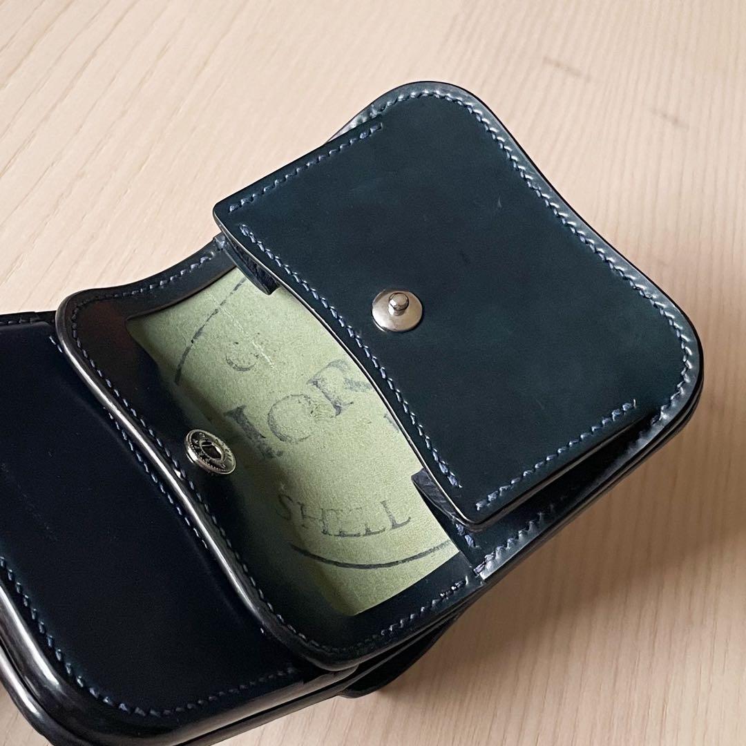 【セール】 2つ折り財布 ホーウィンシェルコードバン クロコダイル ポロサス