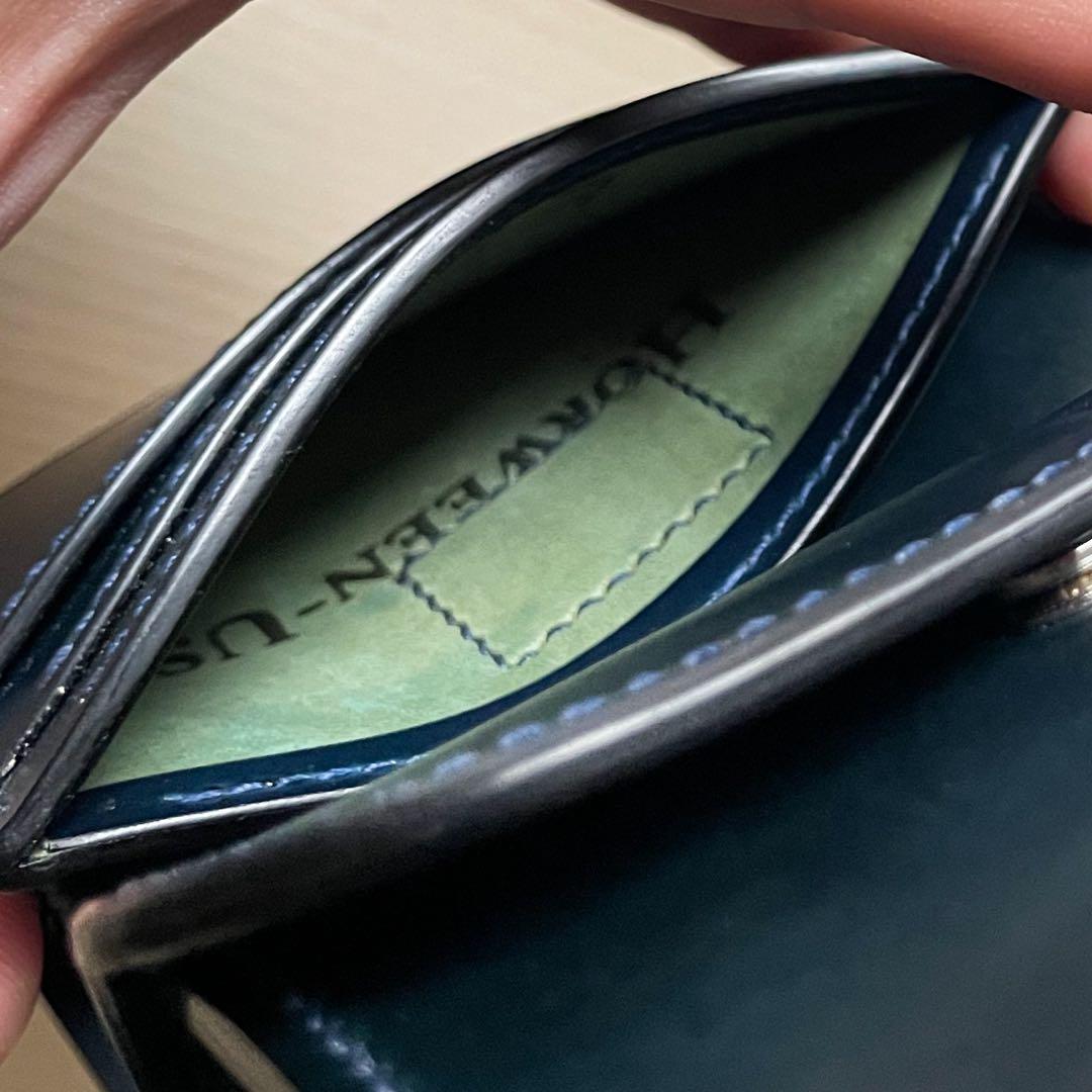 【セール】 2つ折り財布 ホーウィンシェルコードバン クロコダイル ポロサス