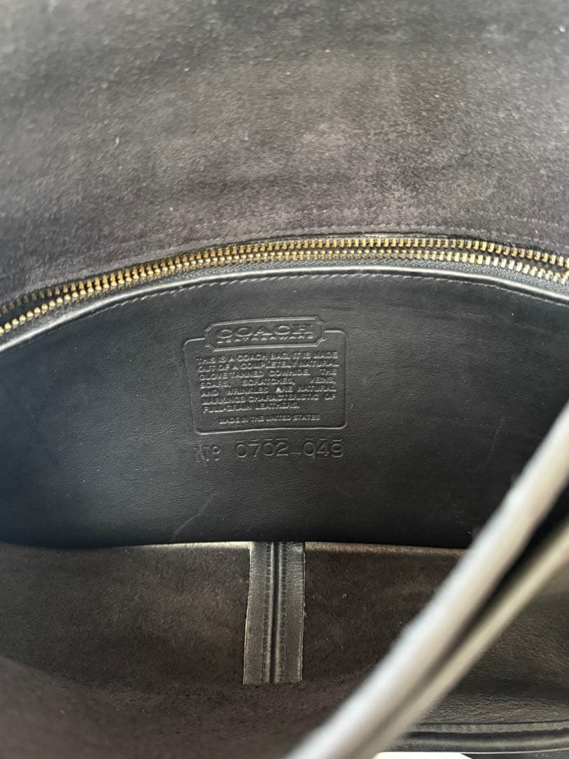 【極美品】オールドコーチ　coach シティバッグ　ショルダーバッグ　黒　USA