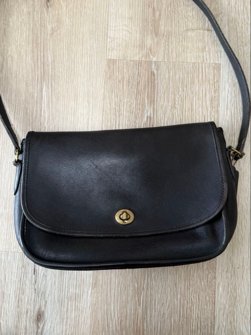 【極美品】オールドコーチ　coach シティバッグ　ショルダーバッグ　黒　USA