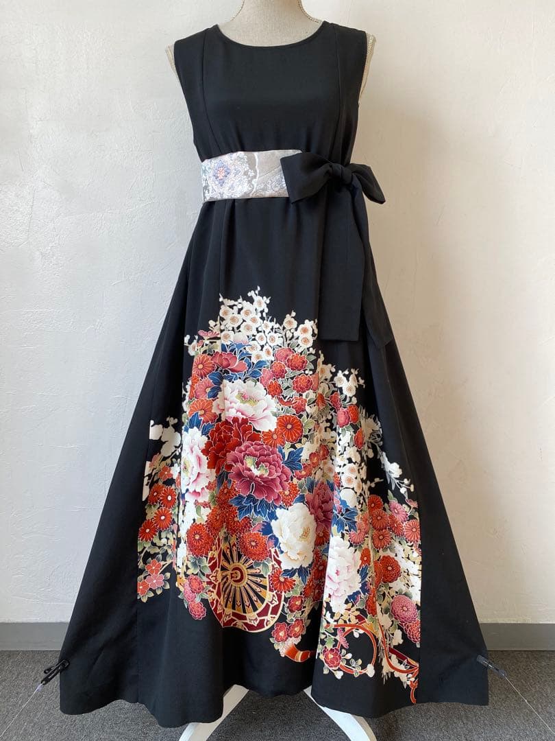 3259 着物　留袖　リメイク　ドレス　ワンピース