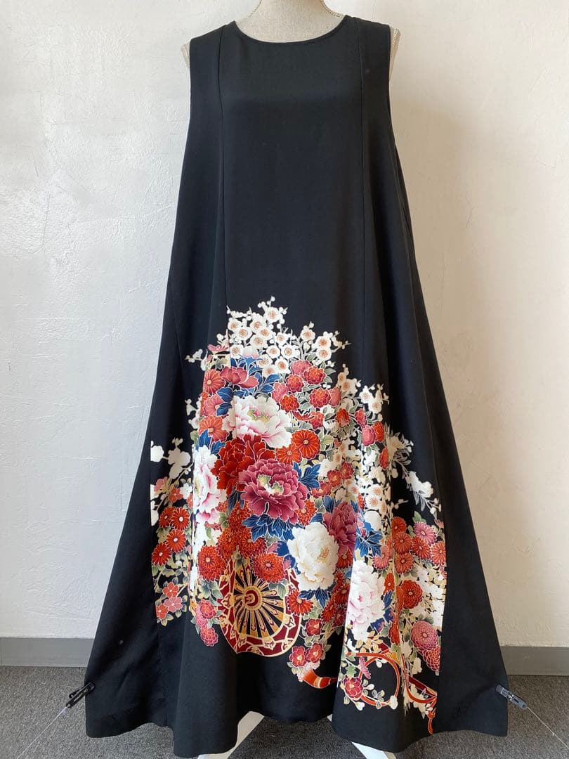 3259 着物　留袖　リメイク　ドレス　ワンピース