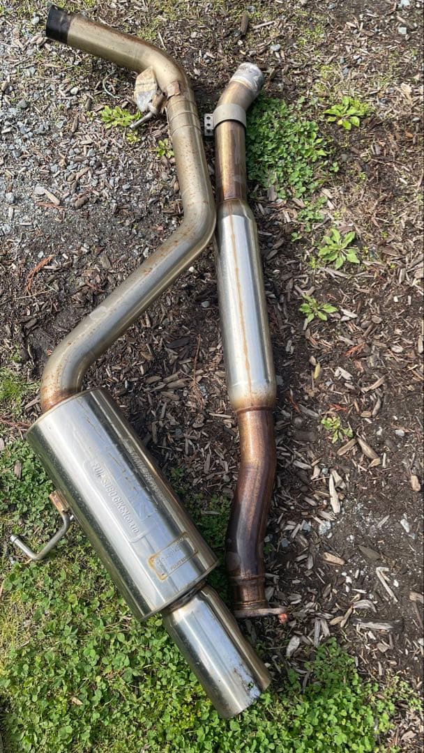 wrx vab フジツボマフラー中間&リアピース　インプレッサgj流用可