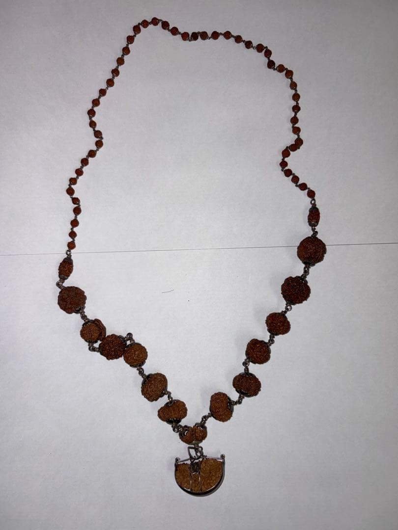 0*y様 アカルシャヤ・シッダ・マーラー（ルドラークシャ・チェーン）