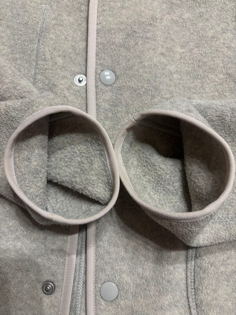 DANTON ダントンフリース ノーカラー ジャケット