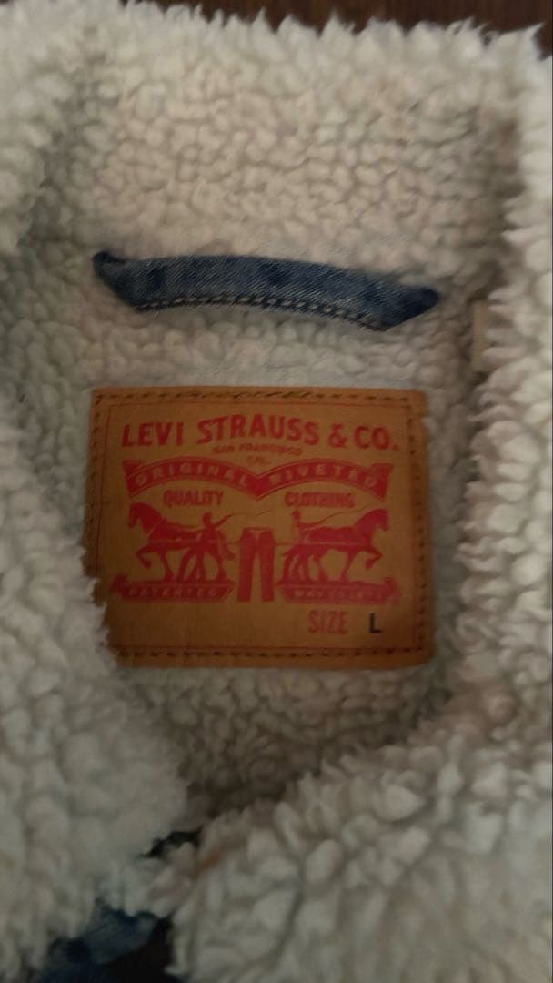 リーバイスボアデニムジージャンジャケット