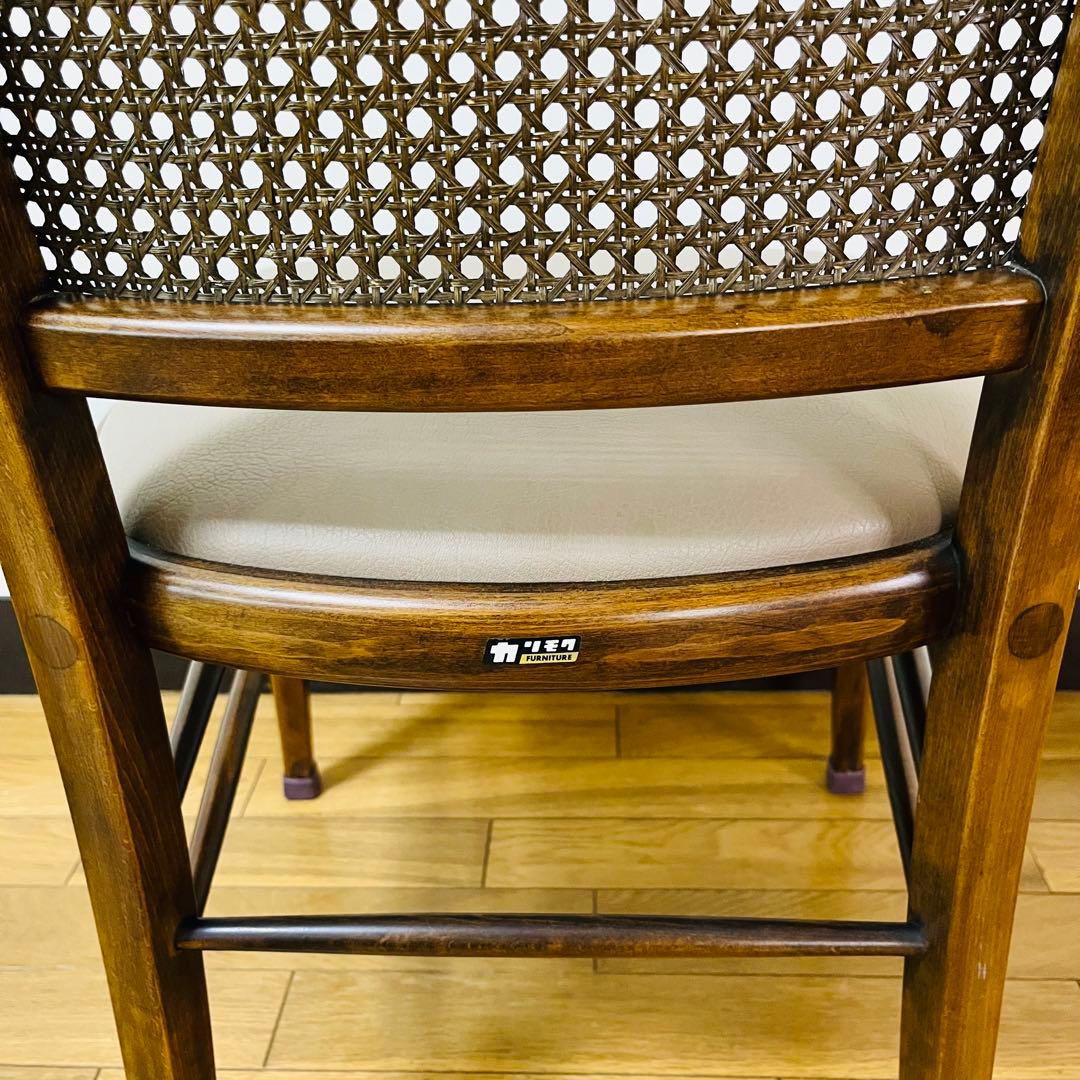 希少　カリモク　karimoku ダイニングチェア　アンティーク　送料込み 2