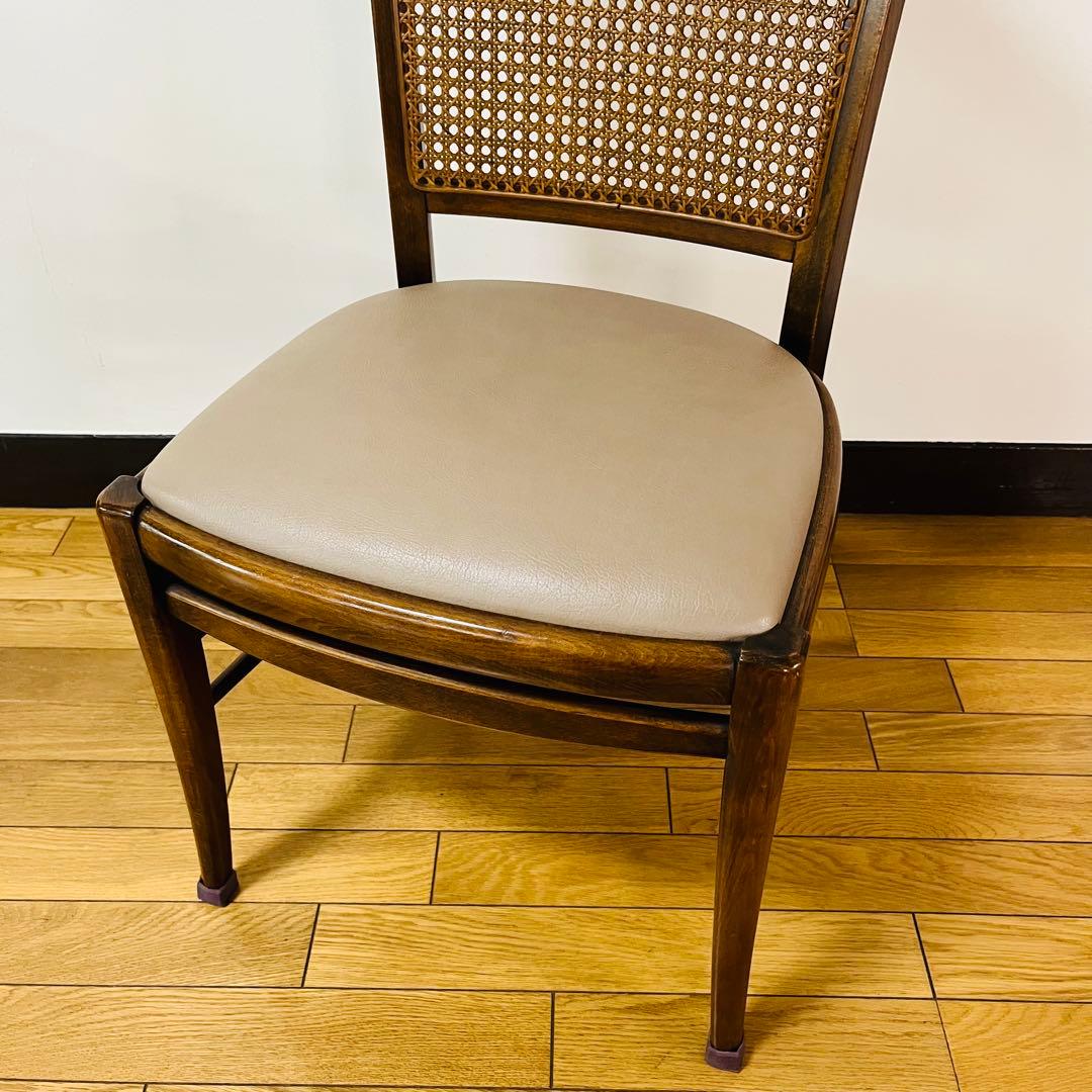 希少　カリモク　karimoku ダイニングチェア　アンティーク　送料込み 2