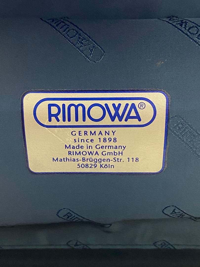 RIMOWA リモワ TOPAS トパーズ ビューティーケース シルバー