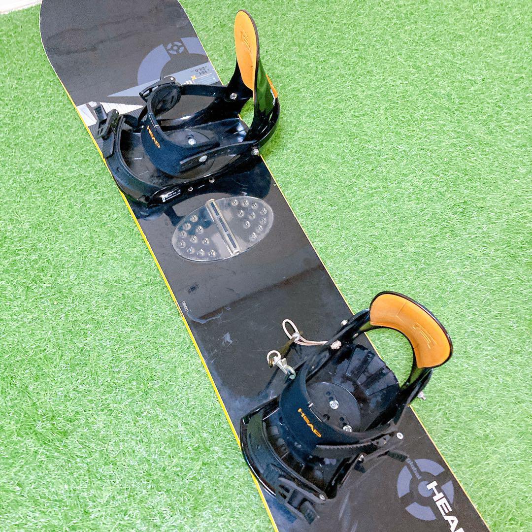 67【メンズ3点】初心者推薦　HEAD 151cm 27cm スノーボード