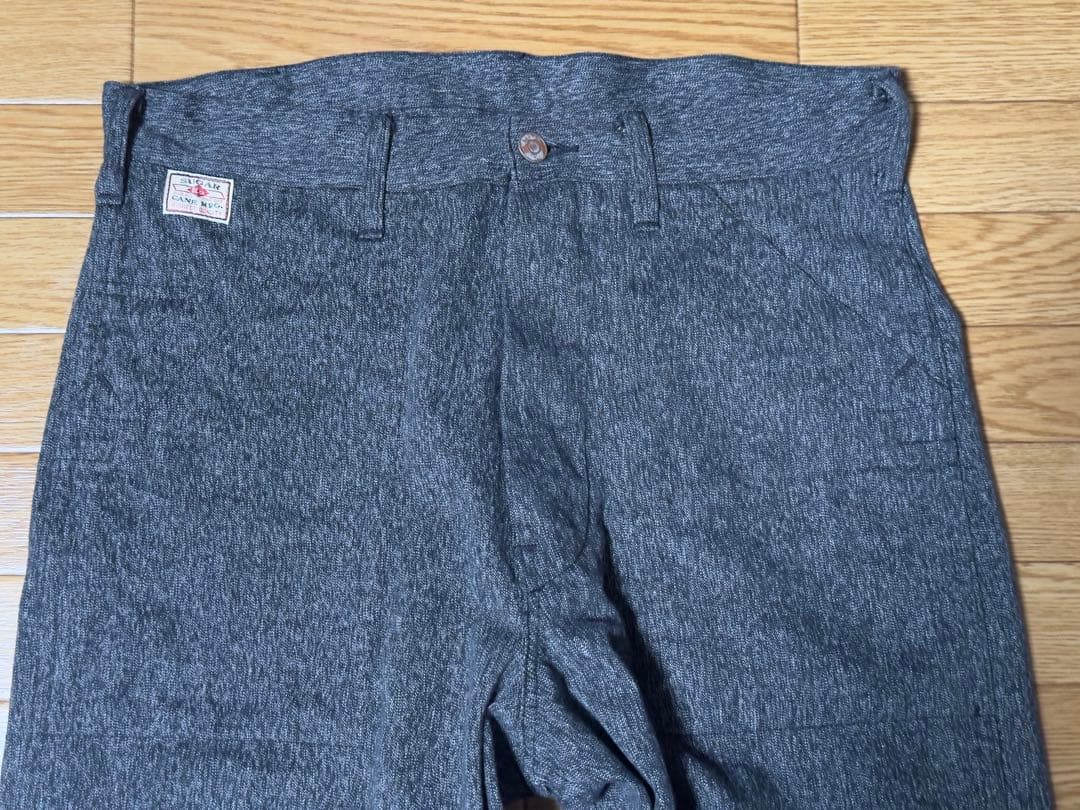 シュガーケーン BLACK COVERT ENGINEER PANTS