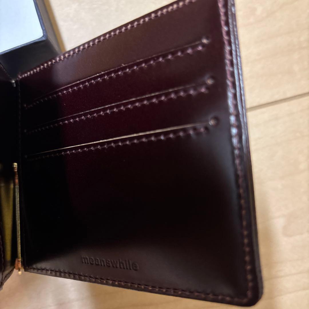 【未使用】wine meanswhile コードバン 財布