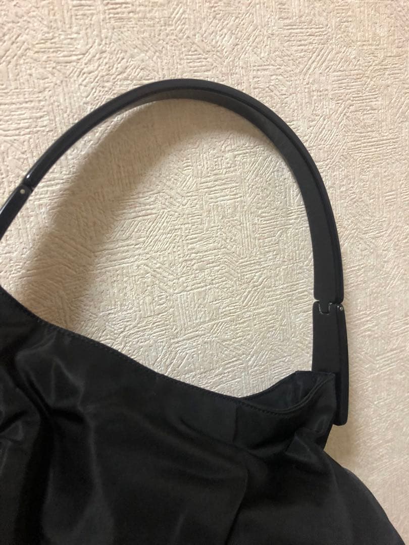 プラダ PRADA ナイロン ショルダー トートバッグ ブラック三角ロゴ