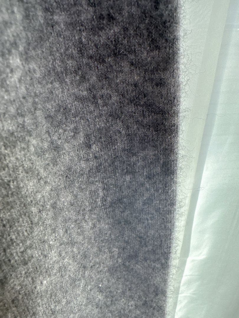 【極上肌触り】100％カシミヤ レギンス 炭グレー L 新品