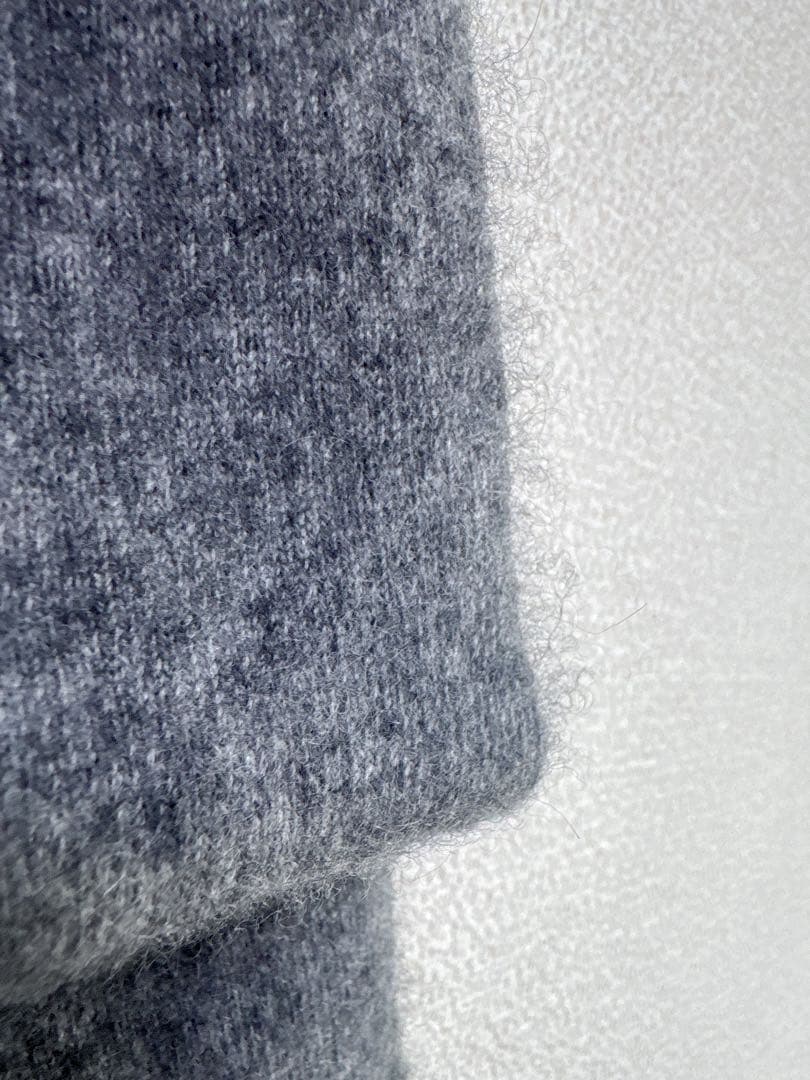 【極上肌触り】100％カシミヤ レギンス 炭グレー L 新品