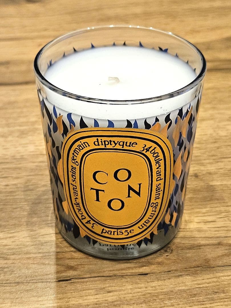 期間限定diptyqueキャンドル コトン 190g ホリデー 限定品　袋付き