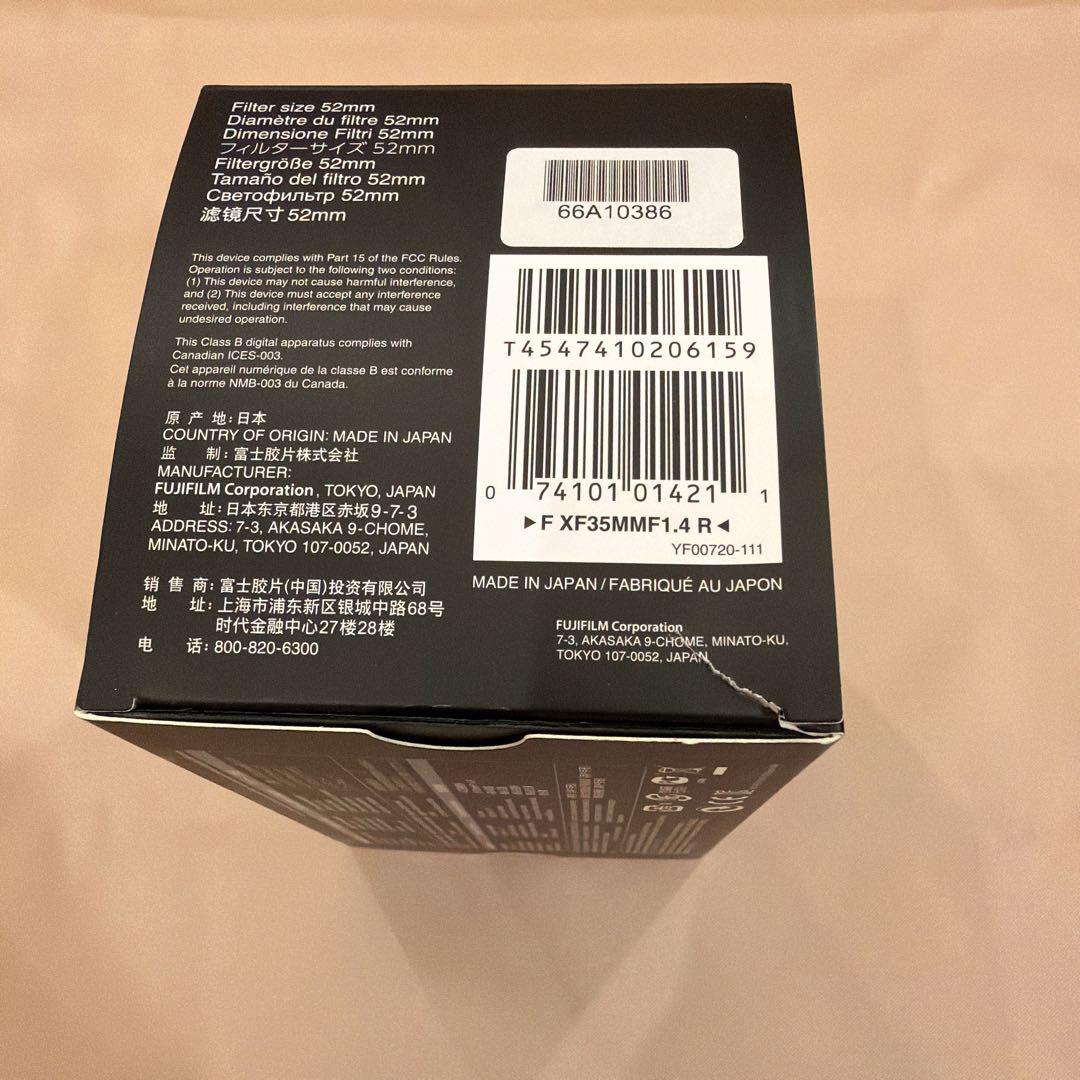 富士フイルム 単焦点標準レンズ XF35mmF1.4 R