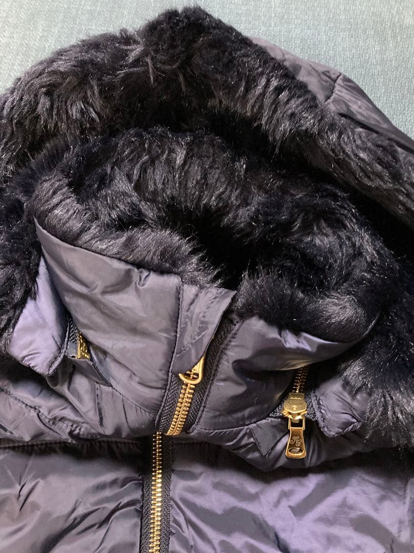 タルティーヌ　エ　ショコラ 140 ファー&サテン　リバーシブル　コート