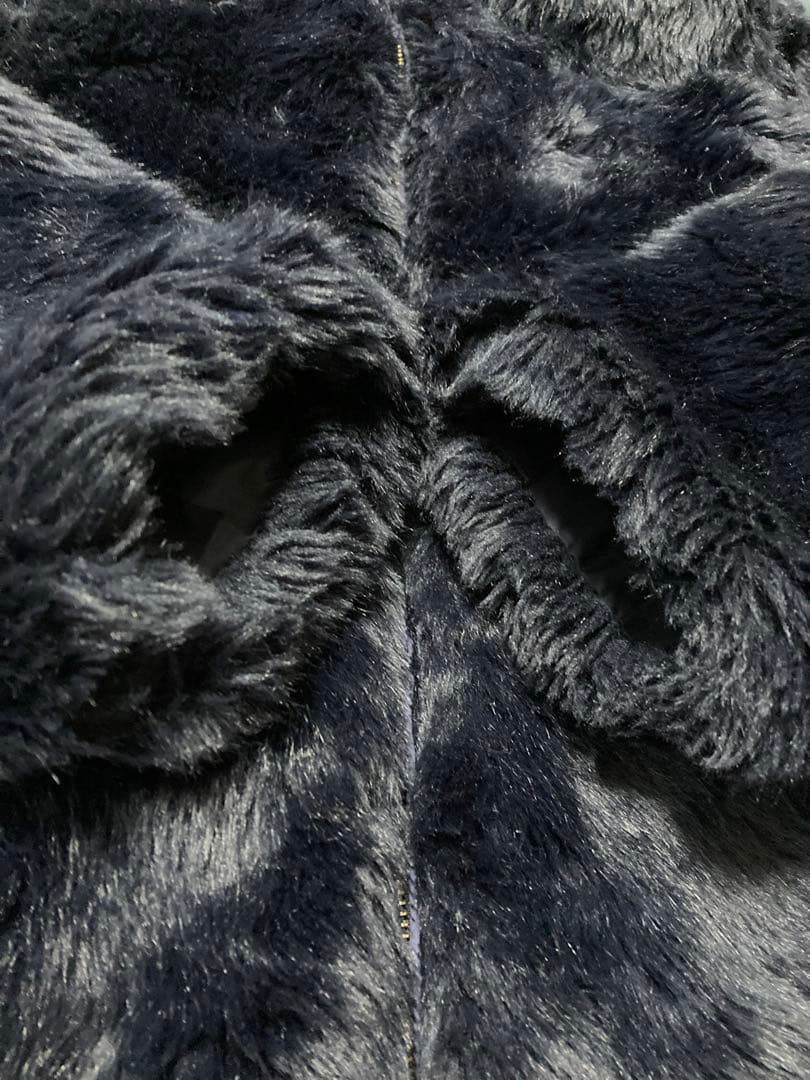 タルティーヌ　エ　ショコラ 140 ファー&サテン　リバーシブル　コート