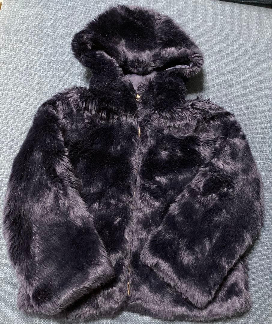 タルティーヌ　エ　ショコラ 140 ファー&サテン　リバーシブル　コート