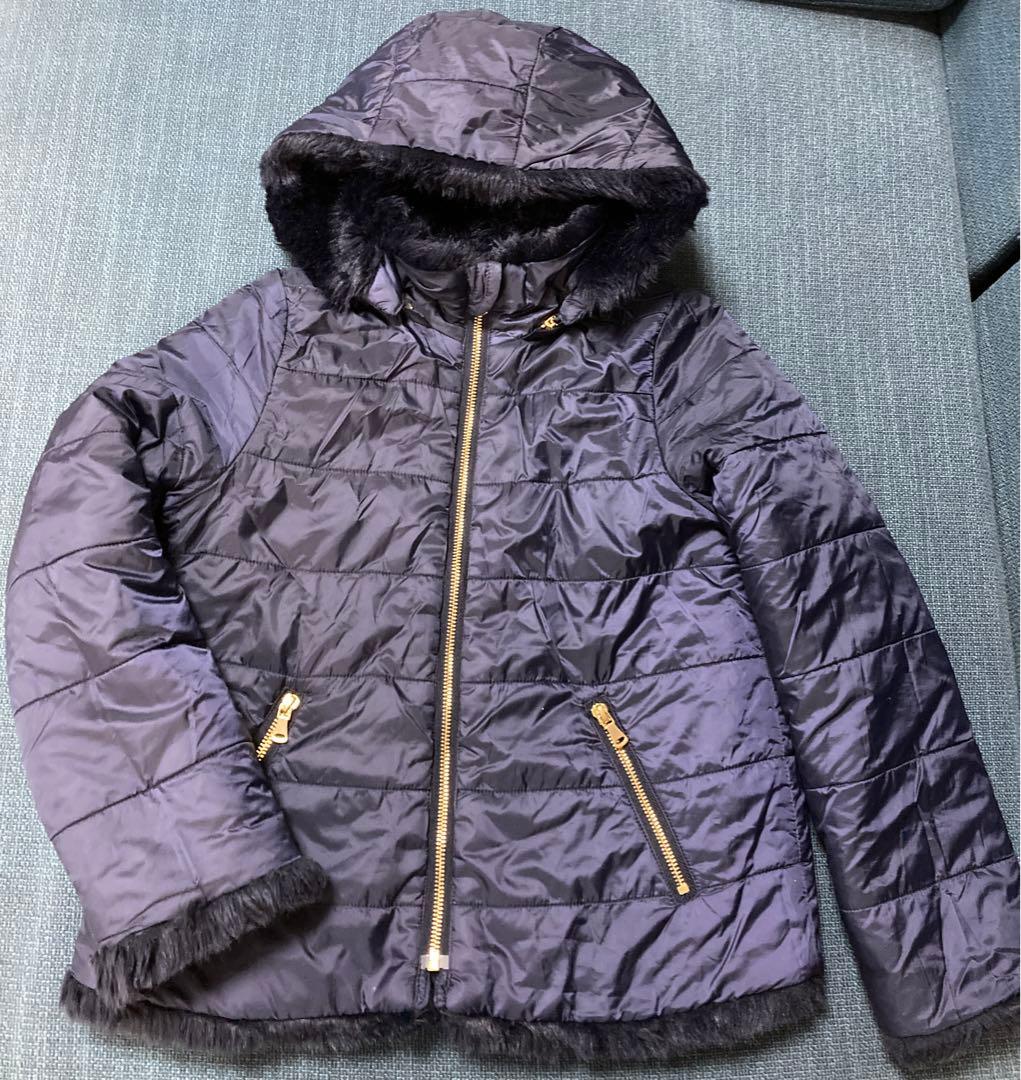 タルティーヌ　エ　ショコラ 140 ファー&サテン　リバーシブル　コート