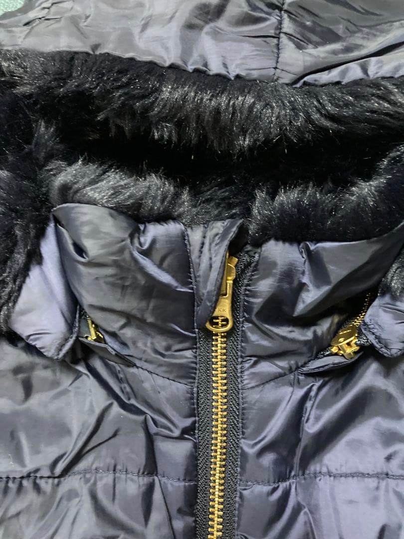 タルティーヌ　エ　ショコラ 140 ファー&サテン　リバーシブル　コート