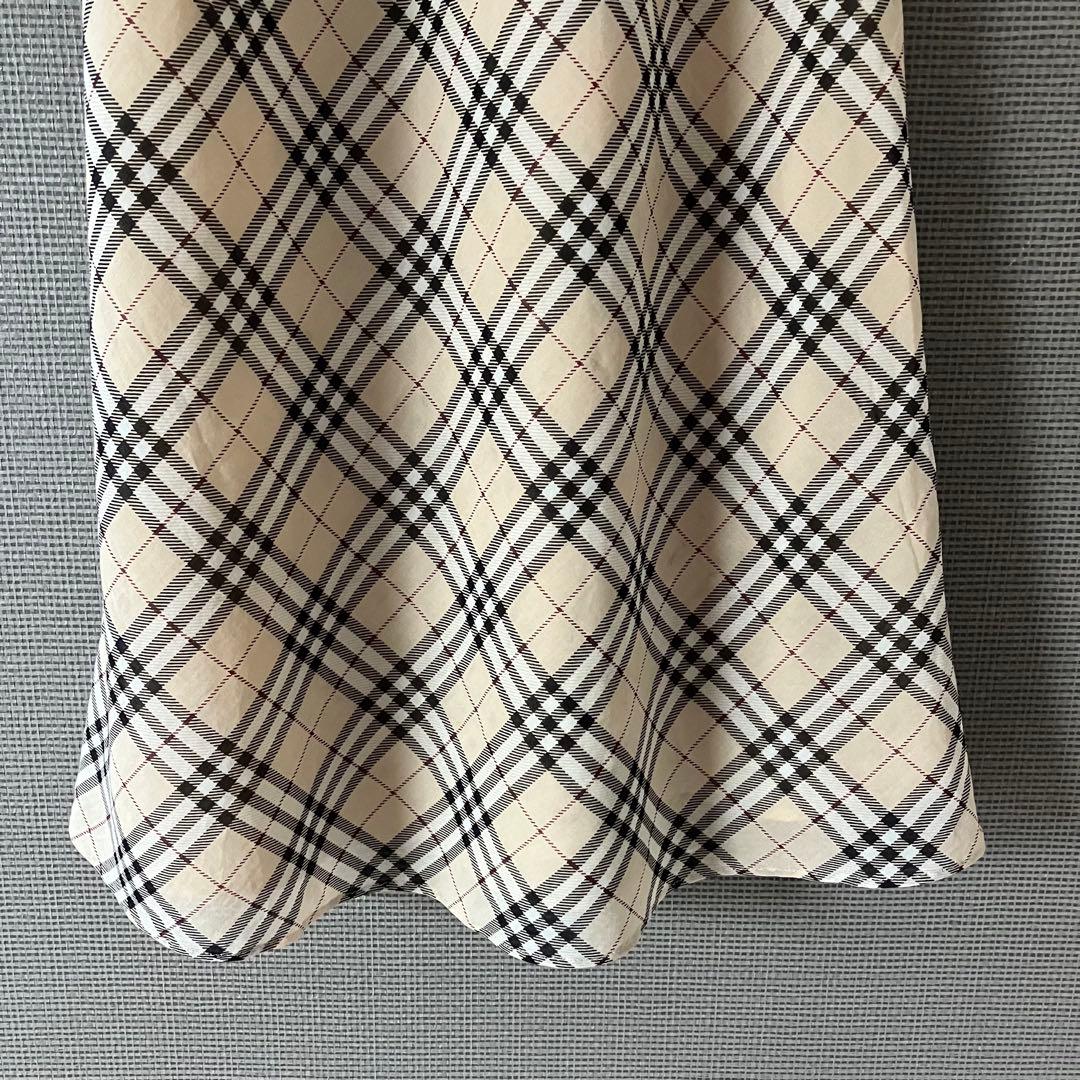 バーバリーブルーレーベル　キャミソールワンピース　ノバチェック　38