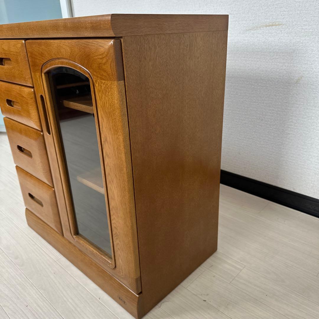 【展示品】浜本工芸 キャビネット リビングボード サイドボード 木製 ※i4※