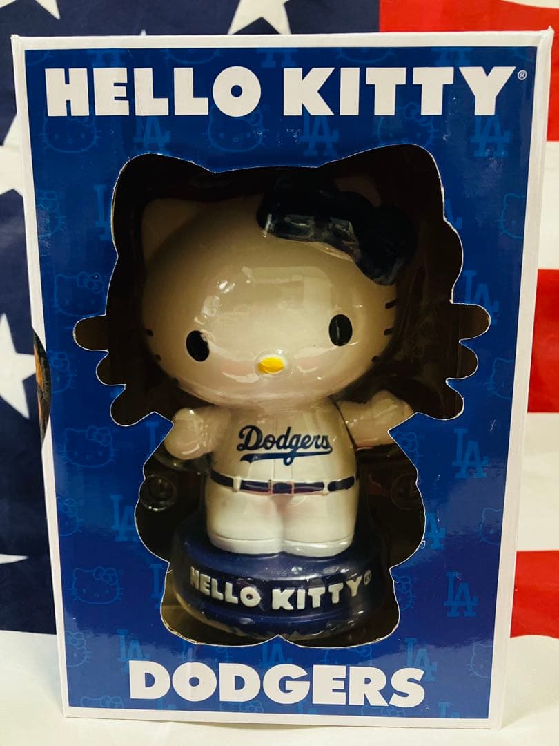 新品未開封　激レア⭐︎ドジャース ハローキティ ライトアップボブルヘッド　大谷翔平