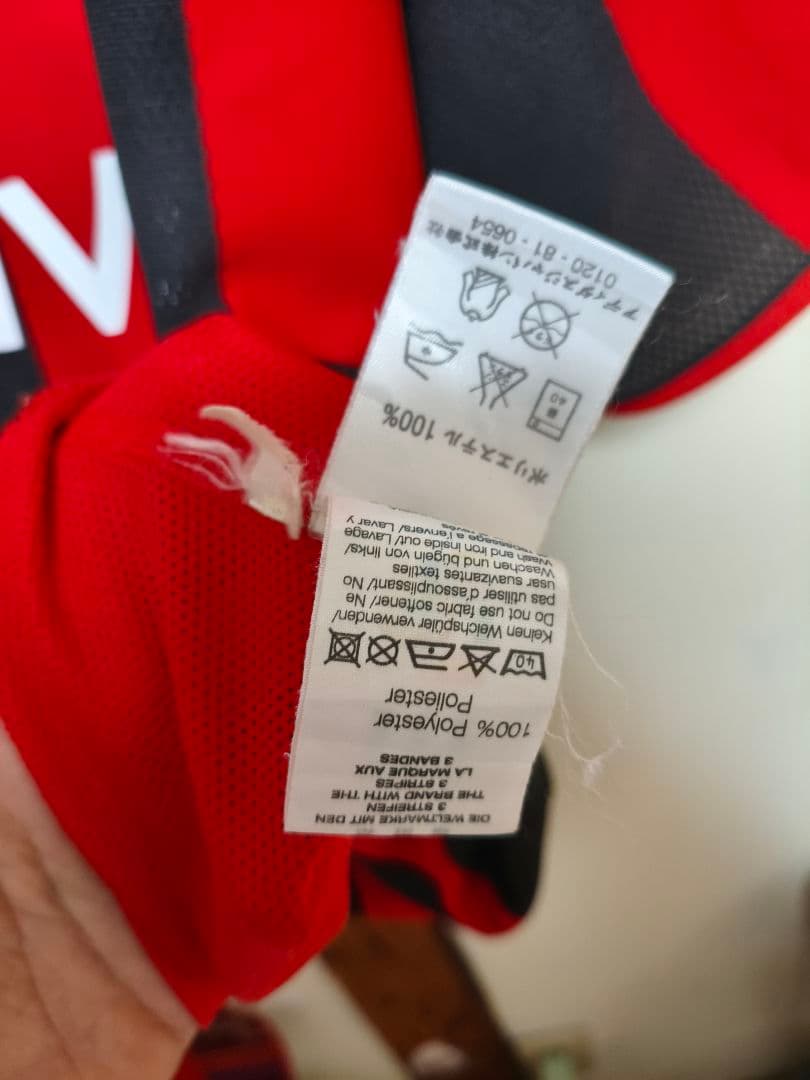 ウェア AC Milan 2003-04 KAKA' 22 Player Issue