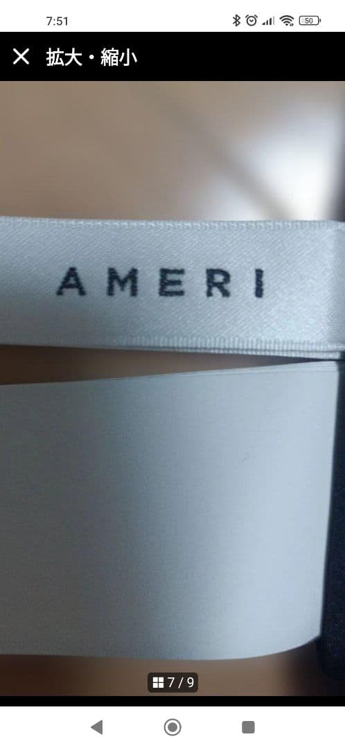 AMERI 花柄ワンピース ブラック系 サイズS