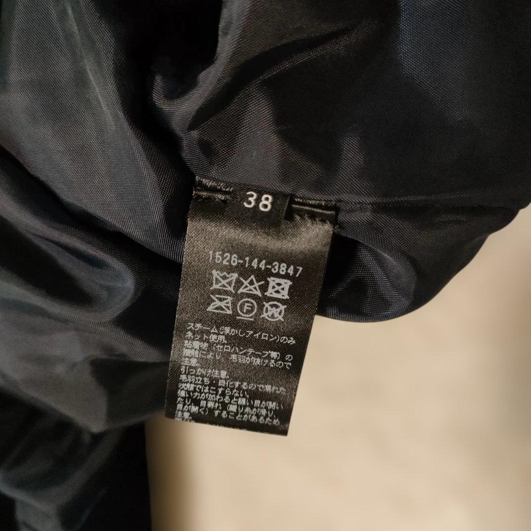 【美品】UNITED ARROWS ベルベットサロペット ネイビー38