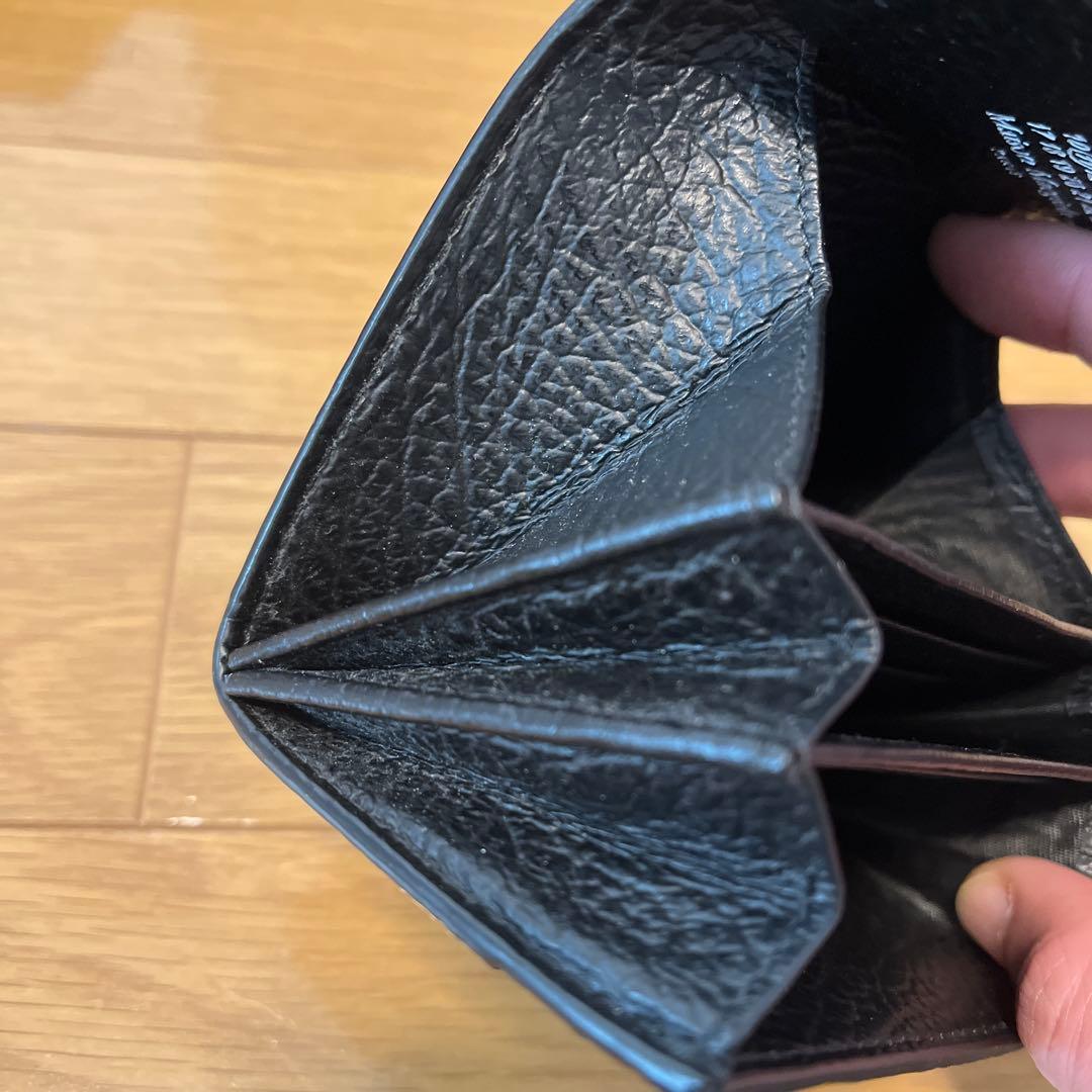 【あいちゃん】Maison Margiela 三つ折り財布 ブラック