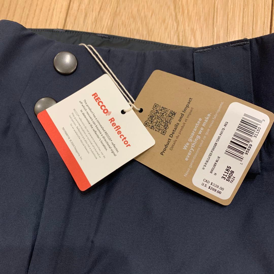 新品 Patagonia パウダータウン パンツ レディース スキー M
