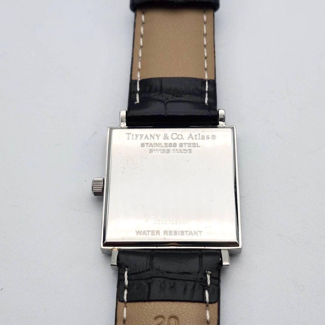 美品✨　TIFFANY&Co. 時計　アトラス　スクエア　ボーイズ　デイト