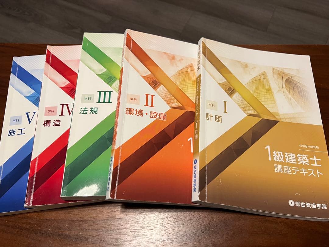 2024年度　一級建築士試験対策教材セット