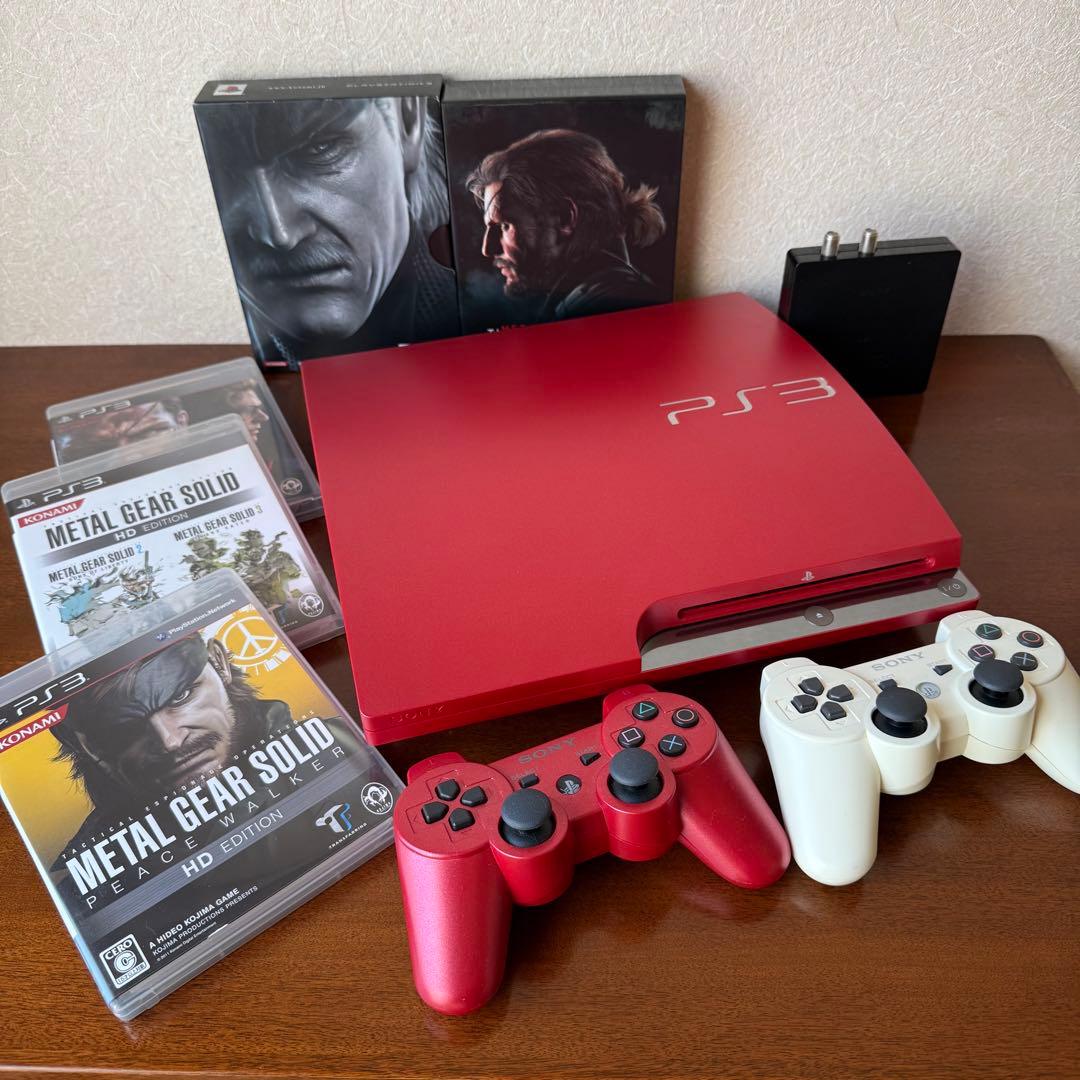 【HDD750GB換装済】プレイステーション3本体 メタルギアセット 限定カラー