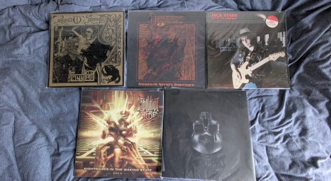 ヘヴィメタル　レコード　５枚セット
