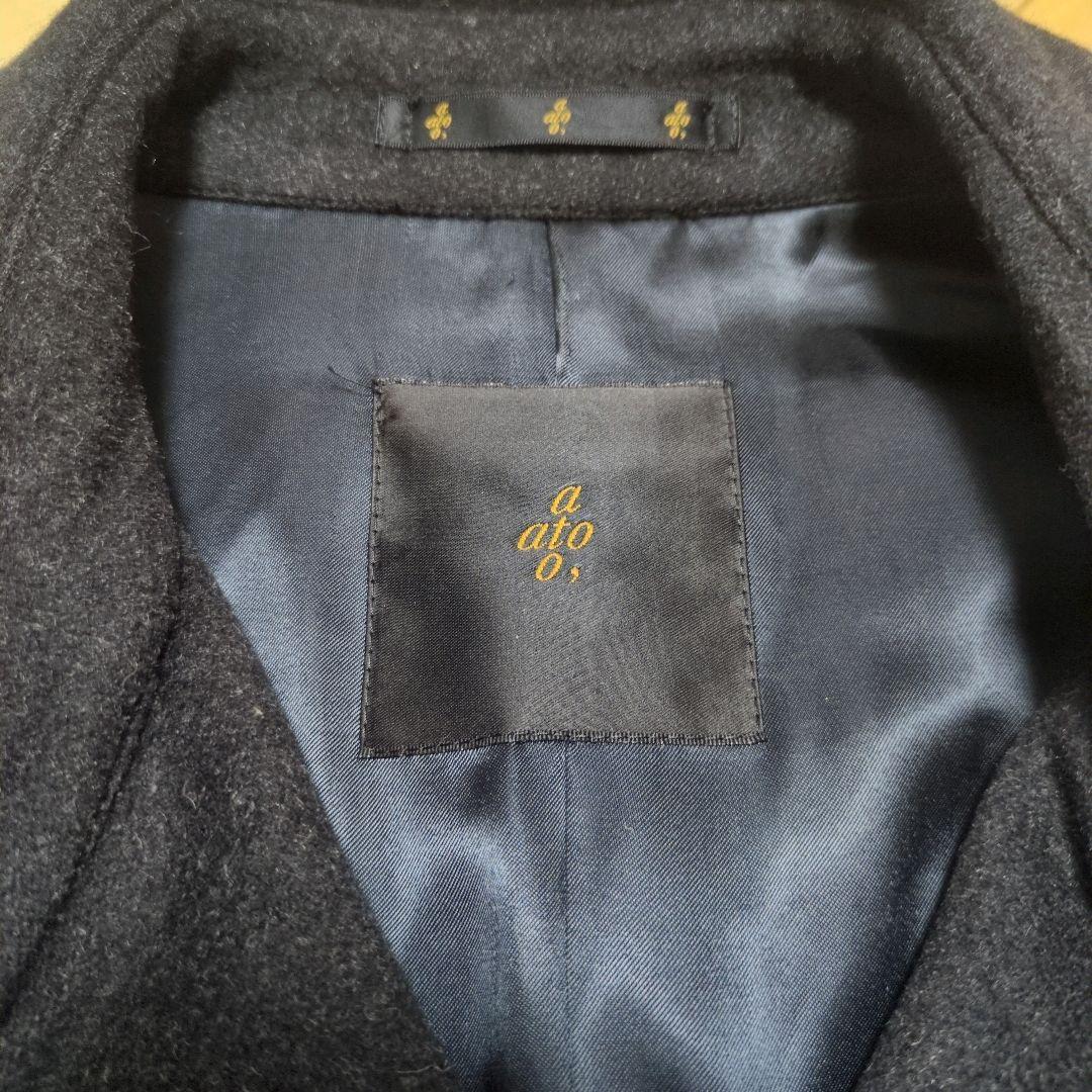 【完売品】ato 定価14万円 ナポレオンロングコート M 日本製 カシミヤ
