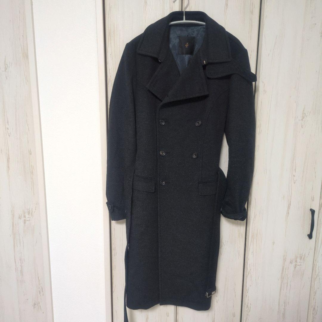【完売品】ato 定価14万円 ナポレオンロングコート M 日本製 カシミヤ