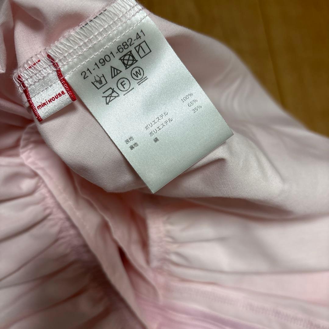 クリーニング済み　チエコサク　ミキハウス　ノースリーブワンピース